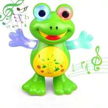 Interactive Dancing Bee/Duck/Rabbit Toy With Lights And Music - Edutainment, Vibrant Colors, Ideal Gift For Birthday, Christmas, Halloween (Batteries Not Included), Interactive Toy | Cartoon Bee Toy | High-Quality Interactive Button - Multicolor - View 6