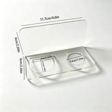 1 pieza Estante multifuncional para baño con soporte para peine, caja de almacenamiento montada en la pared sin necesidad de taladrar, para baño - transparente - Ver 8