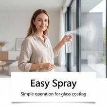 JUE FISH Reflective Window Film Spray, Reflective Privacy Spray, Convenient, Durable, Wear-Resistant, Multi-Scenario Application Spray - A - View 2