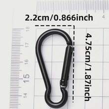 5/10/30/60/100pcs Candy Color Lobster Clasp Key Ring Spring Hook DIY Bag Keychain Jewelry Making Accessories Decoration - Multicolor - View 4