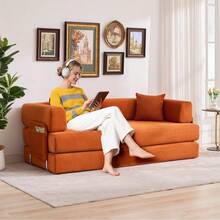 Sofa Bed Frame - Orange - View 6