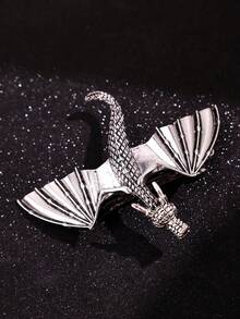 Vintage Viking Dragon Hair Clip Spring Clamp, Fashionable Elegant Women's Retro Nordic Norwegian Style Hair Accessory Gift - Multicolor - View 7