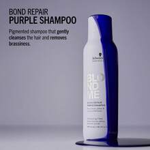 Schwarzkopf BlondMe Bond Repair Purple Shampoo 300ml - Shampoo - View 9