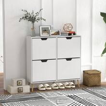 Caja para guardar zapatos - Blanco - Ver 2