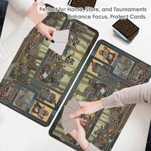 Card Game Mat, Featuring Cat Riding Dinosaur And Rainbow Gun Pattern, Suitable For TCG, CCG And RPG Tabletop Or Game Protection Mat, Also Can Be Used As Gaming Mouse Pad, Desk Mat Or Floor Mat - Mouse Pad - View 5