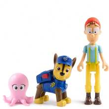 Anime Character Statues, Busts And Models, Spin Master PAW Patrol Mayor Goodway & Rubble Character Figure Set, Rotating Heads And Movable Limbs, Collectible Toy Figures, Desk Display Decorations, Idea For Birthday Gifts, Party Favor, Christmas Gift, Stocking Fillers, Fans - Multicolor - View 11