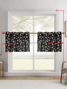 1pc/2pcs Premium Boho Style Embroidered Sheer Curtains For Living Room & Bedroom, Minimalist Line Art Voile Drapes, Fade Resistant Soft Light Blocking Breathable Home Decor, Easy To Install And Maintain - Black - View 47