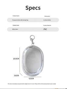 Portable Travel Earphone Storage Bag, Transparent Cable Organizer Bag, Data Cable Charger Storage Box, Cable Winder, Outdoor Phone Accessories Organizer Bag - Multicolor - View 9