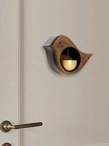 Japanese Style Doorbell Reminder, Wooden Wind Chime, Suction Cup Mount, Indoor/Outdoor Universal, Wireless, Battery-Free, Electricity-Free Home Decor Gift - A - View 3
