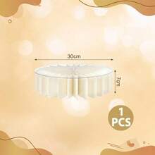 Foldable Cylindrical Dessert Stand Pillar, Wedding Display Rack Decoration, Elegant White Paper Tube Display Stand, Suitable For Wedding Dessert Table, Mall Window Display And Birthday Party Decoration - Multicolor - View 16