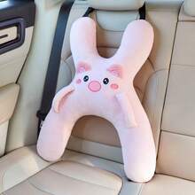 Bantal Mobil untuk Anak, Penopang Tidur di Kursi Belakang, Penopang Punggung Sandaran Kepala Mobil, Anti Tercekik Leher, Bantal Tidur Kartun Lucu - MultiWarna - View 9