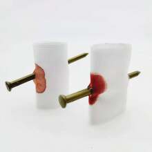 5pcs Set Funny Fake Nail Sticks, Plastic Magic Props, Novelty Surprise Gifts And Prank Toys - Multicolor - View 3