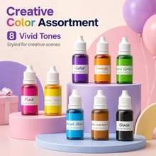 Multi-Color Decorative Food Coloring Set, DIY Cake Baking Decoration Dye, Wedding Bridal Party Favors, Anniversary Celebration Gifts - View 5
