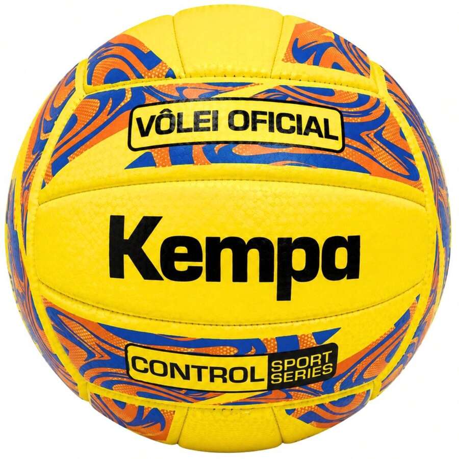 Bola de Vôlei Oficial Kempa Control Sport Series - Amarelo - Visão 1