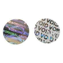 1000 Piezas - Holograma Texto Original Sticker De - 1 - Ver 4