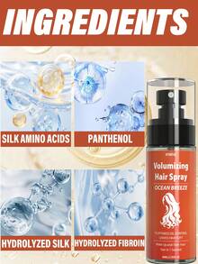 Volumizing Hair Spray | Hair Styling Spray | Anti-Frizz Hair Spray | Volumizing Styling Spray, Contains Castor Oil And Hydrolyzed Fiber Protein, Non-Sticky, Long-Lasting Volume, Elasticity And Styling Power, Suitable For Halloween Costumes, 80ml/2.705fl.Oz - Formal Wear-4 - View 4