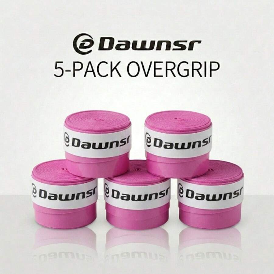 5PCS Racket Overgrip Tape, Anti-Slip Sweat Absorbent Round Rolled Grip For Tennis Badminton Padel Pickleball - Multicolor - View 1