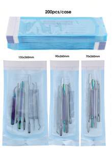 Self-Sealing Sterilization Bags, Disposable Sterilization Bags, Cleaning Bags, Suitable For Steel Nail Art Tools And Accessories - Multicolor - View 4