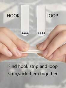 No Drilling | No Damage | Waterproof. 72/48/24Pcs Double-Sided Hook & Loop Strips With Strong Removable Adhesive. Hang Frames, Artworks & Posters. Home Decor, Kitchen, Bathroom & Office. Easy Apply, Remove & Reposition - Damage-Free Walls. - Multicolor - View 6