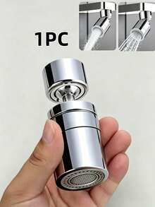 1pc 360° Rotating Kitchen & Bathroom Faucet Aerator, Modern Sink Faucet Extension Spray Head, Anti-Splash Washing Accessory, Faucet Extension Aerator, Rotatable Extension Rod, Durable Plastic Construction, Polished Surface, Dual Water Flow Modes, Water-Saving Aerator, Rotatable Universal Head, Multi-Angle Adjustable Suitable For Kitchen And Bathroom Sink Faucets, Upgrade Your Faucet, Ideal Choice For Holiday Gifts And Home Decor - Multicolor - View 11