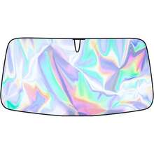 Car Windshield Sun Shade, Summer Heat Insulating Sunshade, Foldable Front Window Sunshade, UV Protection, Interior Cooling, Suitable For Most Vehicles - A - View 10