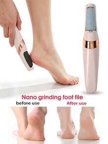 Rechargeable Electric Foot File, The Ultimate Tool For Removing Dead Skin And . Designed Specifically For Thick Skin, It'S Perfect For Dry, Hard, And Cracked Skin. Ideal For Daily Foot Care At Home And Makes A Great Gift For Family Members. - Handheld - View 5
