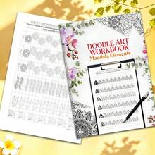 1pc Mandala Theme Tracing Notebook For Adults And Seniors, Suitable For Beginners And Zero-Based Learners - Single Piece - View 3