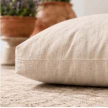 Premium Floor Cushion 50x50 Cm – Soft Fiber-Filled Decorative Seating Cushion - Apricot - View 5