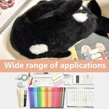 Kids Plush Backpacks - Black - View 6