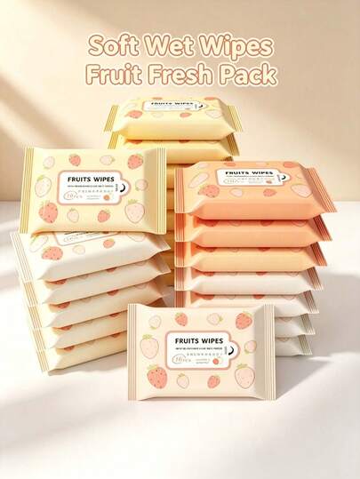10/20/50/100/200pcs Mini Wet Wipes - 10pcs/Pack Portable Disposable Wet Wipes, Suitable For Kitchen Cleaning, Stain Removal, Ideal For Daily Home Cleaning, Outdoor Travel, Also Perfect Gift For Halloween And Christmas (Random Color And Style)