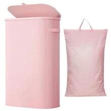 70L Large Capacity Fabric Laundry Hamper With Lid, Dust-Proof Laundry Basket For Home Bedroom Bathroom, Foldable Hand-Carry Clothes Storage Bin, 4 Colors Available - View 10
