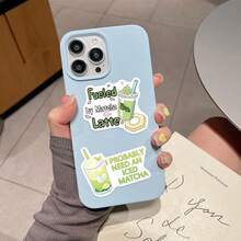 50pcs Matcha Girl Stickers For Journal, Diary, Planner, Scrapbook, Guitar, Skateboard And Gift Wrapping - Matcha Girl - View 4
