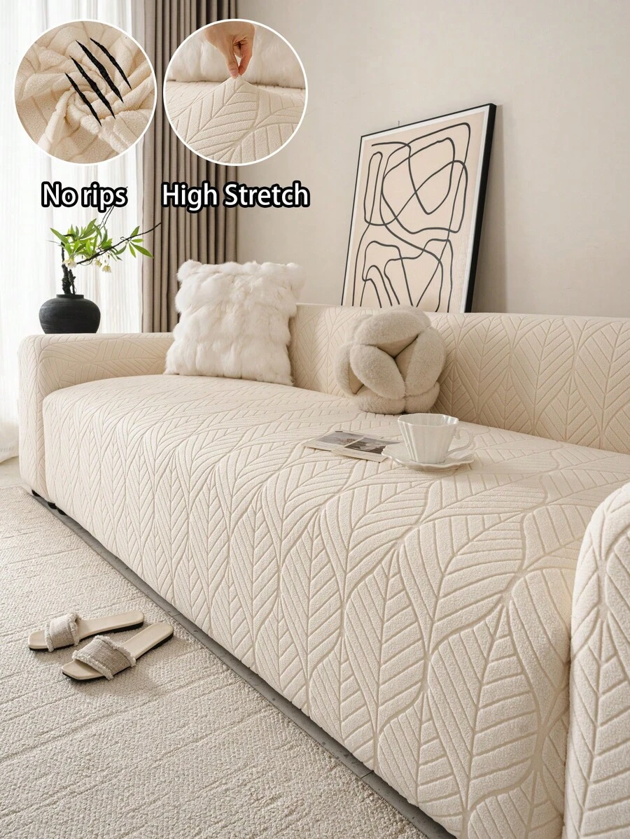 Sarung Sofa Universal Tebal untuk Semua Musim, Terbuat dari Kain Fleece Elastis Satu Bagian, Tahan Goresan Hewan Peliharaan, Dapat Dicuci dengan Mesin, Cocok untuk Sofa 1/2/3-4 Dudukan dan Sofa Seksi, Termasuk Sarung Bantal yang Senada, Gaya Bohemian Klasik