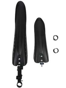 1 Set Bicycle Fender Set Portable And Adjustable Road Mountain Bike Riding Tires Front And Rear Fender High Quality Convenient Mudguards Are Suitable For Mountain Bikes And Road Bikes - Black - View 12