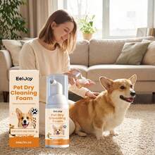 Pet Cleaning Mousse, Gentle Formula Non-Irritating Daily Deodorizing Moisturizing Pet Shampoo, Can Solve Pet Odor Problems, Keep Pets Fresh For A Long Time After Bathing, Suitable For Cats And Dogs, Household Pet Essential, Convenient And Fast, Warm Holiday Gift For Family And Friends - 30ml - View 4