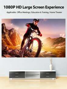 Anti-Light 4K Daytime Direct Projection Home High-Definition Projector Screen For Bedroom And Living Room, No-Drill Easy Installation - Anti-light Screen - View 6