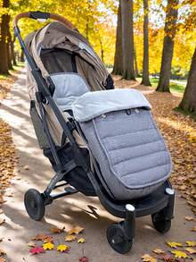 1pc Universal Thickened Windproof Winter Warm Footmuff, Anti-Kick Foot Cover Compatible With Multiple Baby Strollers - Multicolor - View 7