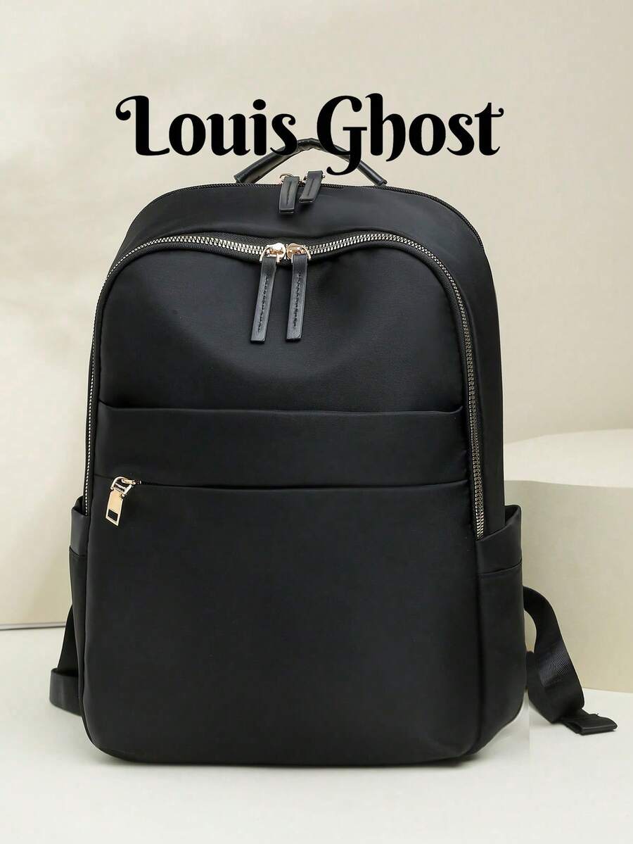 Waterproof Large Capacity Backpack Versatile Fashion - Black - View 1
