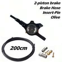 ZRACE M1/X2/X4 Silver Black Mountain Bike Hydraulic Brake, Full CNC Lightweight Design, Mountain Bike Oil Disc Brake Front And Rear Wheels - Black - View 11