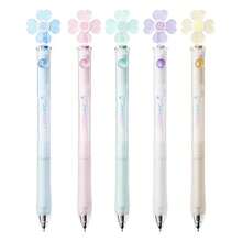 1pc Hobby Windmill Neutral Pen 0.5mm CS Tip, Creative Dial-Out Black Ink Pen For Students, 0.5mm CS Spring Tip Low Friction Smooth Writing Even Ink Flow Clear Bold Handwriting No Scratching Easy For Long Writing, Side Ball Dial-Out Design, Dial Side Ball To Extend And Retract Pen Tip, Novel Opening Method - A - View 2