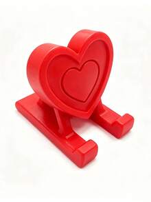 Heart-Shaped Desktop Phone Stand, Portable Design For Home, Office, Party Decor, Women's Travel And Kitchen Use, Suitable For All Phones, Ideal Desktop Ornament, Perfect Gift For Halloween And Christmas - A - View 11
