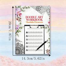 1pc Mandala Theme Tracing Notebook For Adults And Seniors, Suitable For Beginners And Zero-Based Learners - Single Piece - View 8