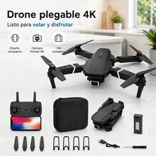 Drone Profesional 4K Plegable con Cámara HD, Control Remoto, Portátil para Fotografía Aérea, Ideal para Principiantes y Adultos - Ver 2