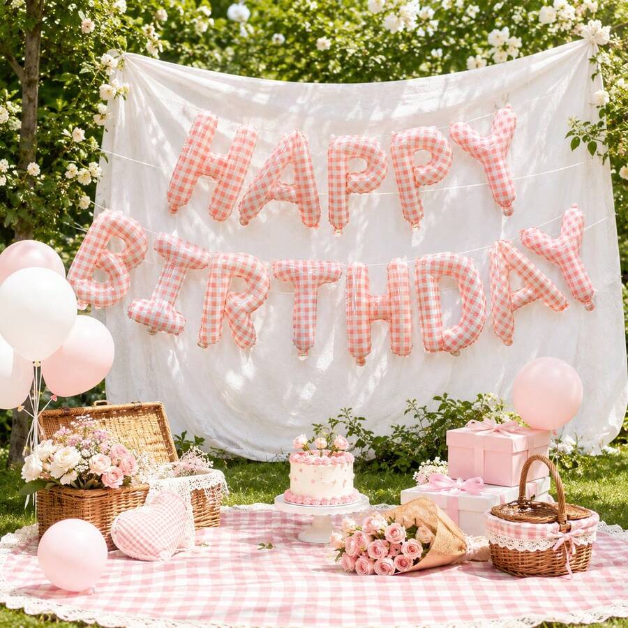 13件組多款生日氣球套組,適用生日派對、節日裝飾、豹紋主題生日、女孩生日派對、周歲慶祝、氛圍感生日背景裝飾、好朋友慶祝派對場景布置、拍照道具背景 - 彩色 - 查看 1