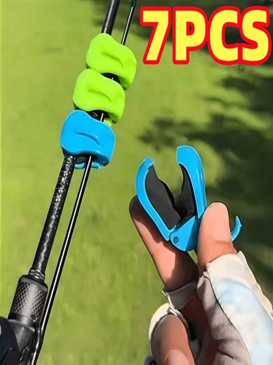 7pcs Fishing Rod Holder Set, Heavy Duty Fishing Rod Storage Organizer With Secure Grip, Portable Beach Lake And Boat Fishing Rod Storage, Ideal Fishing Gear Accessory For Professionals And Beginners, Compact Design, Durable Construction - Multicolor - View 1
