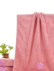 Handuk Hewan Peliharaan Super Menyerap Cepat Kering Handuk Mandi Mikrofiber Handuk Mandi Anjing Handuk Gosok Bordir Kerajinan - MultiWarna - View 11