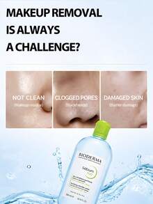 Bioderma 500ml Micellar Cleansing Water, 2 Options Available, Gentle & Soothing For Sensitive Skin / Oil Control & Purifying For Oily And Combination Skin, Daily Facial, Eye And Lip Home Skincare - Green Micellar Water 500ml - View 3