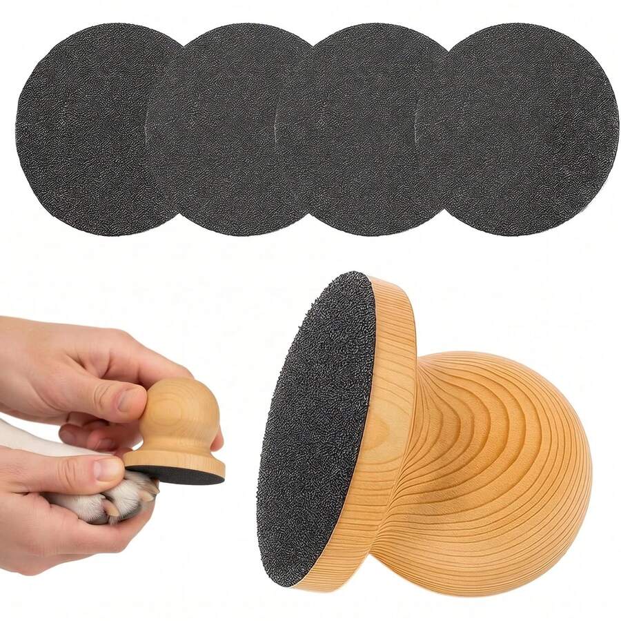 LilaBini 4PCS Dog Nail File, Nail File For Dogs, Replaceable And Detachable For Gentle And Effective Claw Care, Grooming Tool For Dogs And Cats - A - View 1