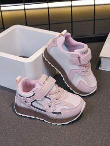2026 New Baby Walking Sports Shoes, Comfortable Lightweight With Magic Tape Closure, Suitable For Multi-Purpose Wear - Pink - View 2