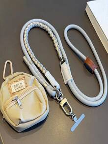 1pc Small Backpack Coin Purse Crossbody Phone Lanyard, Smartphone One Shoulder Bag Strap, Smartphone Protective Case Lanyard, Phone Accessory Keychain Phone Chain, Bag Charm Key Ring, Adjustable Long Anti-Loss Shoulder Strap With Universal Phone Patch, Storage Small Items Travel Accessory Halloween - Multicolor - View 9